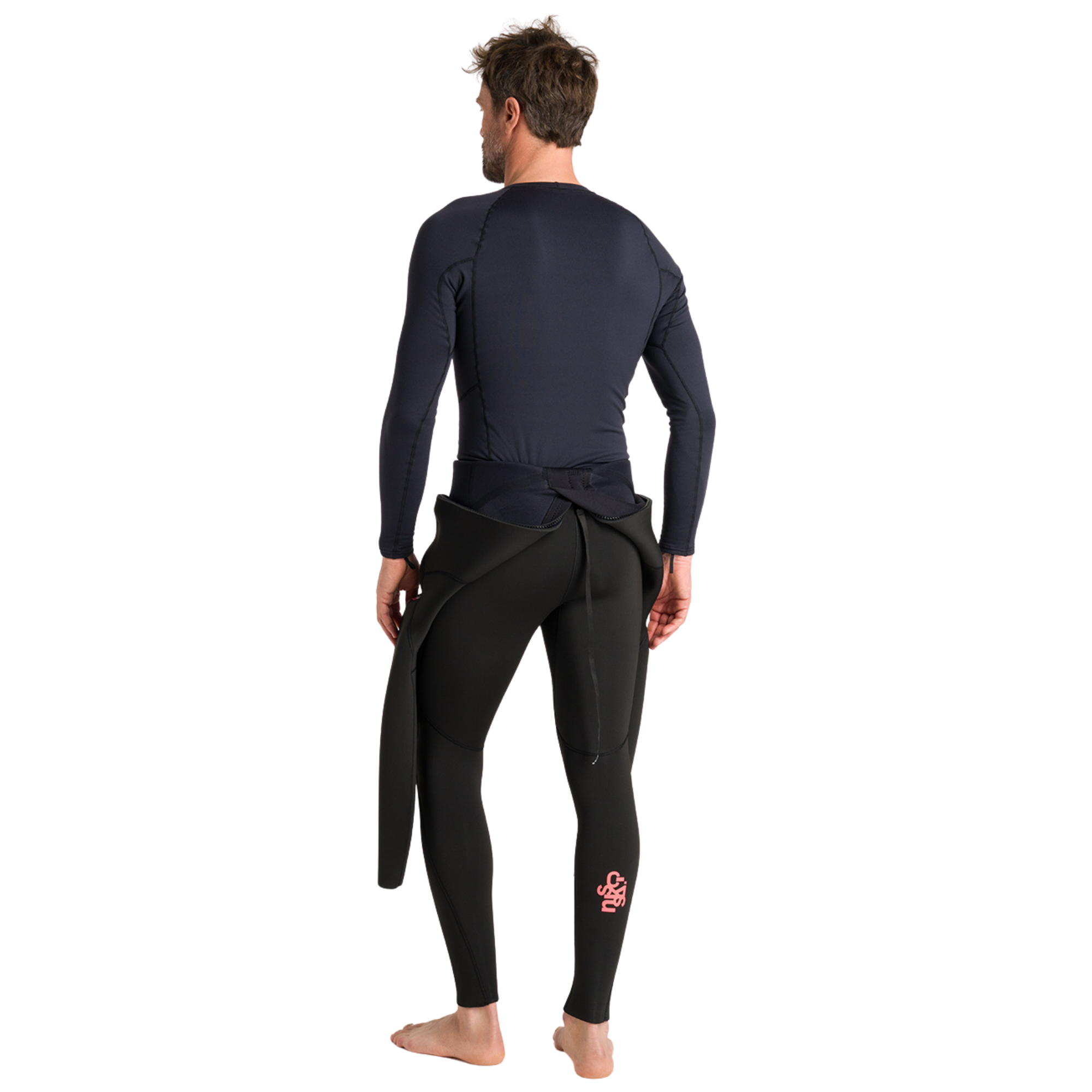 C-Skins Men's HDi Thermal Long Sleeve Rash Vest (Black)