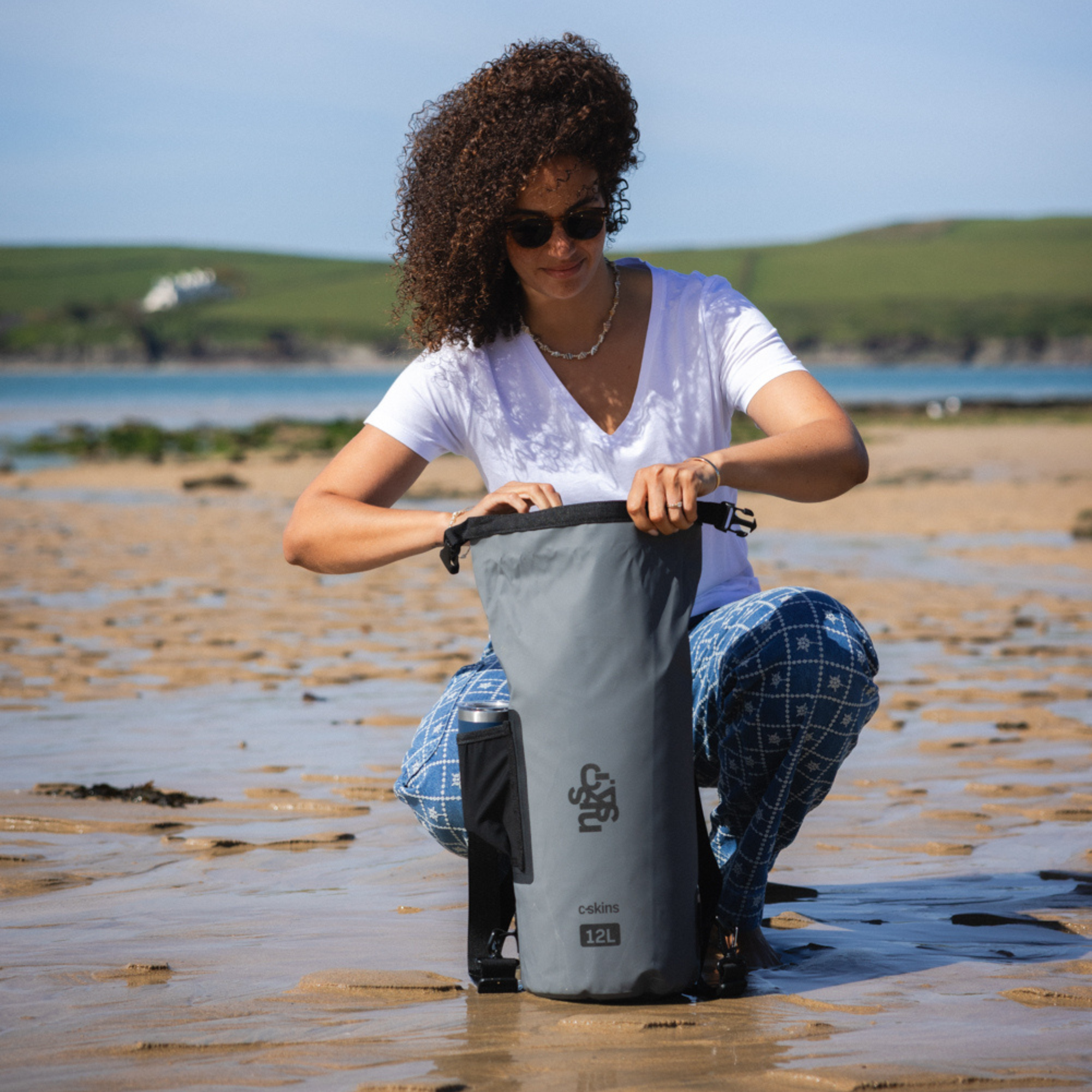 C-Skins Session 12L Dry Bag (Storm Grey)