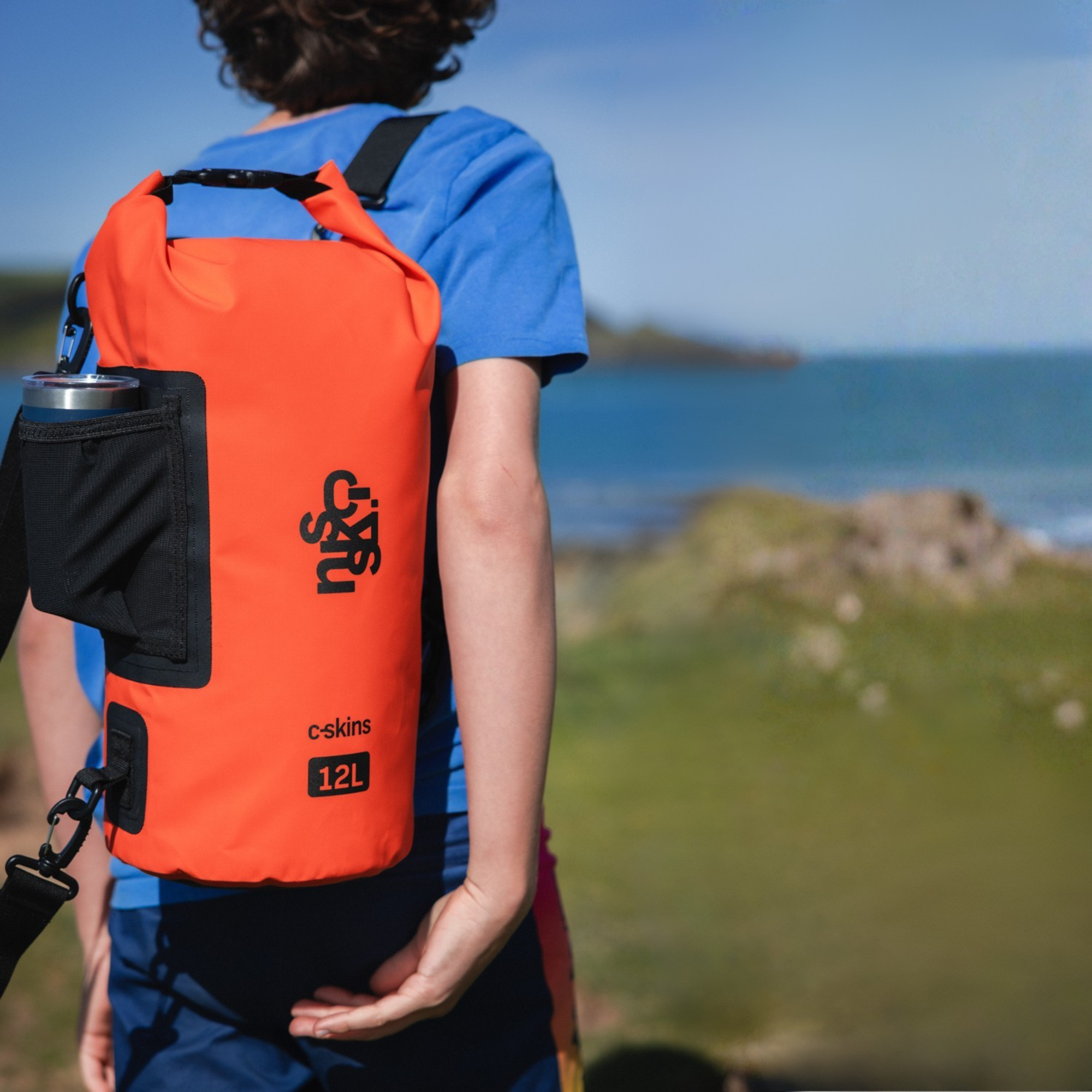 C-Skins Session 12L Dry Bag (Flame Orange)