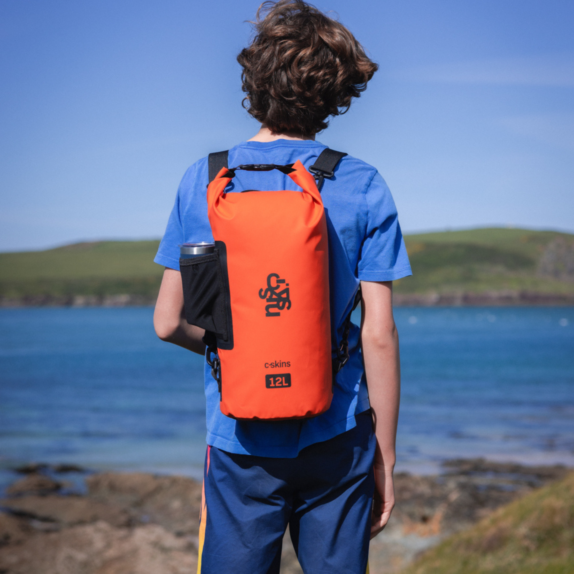 C-Skins Session 12L Dry Bag (Flame Orange)