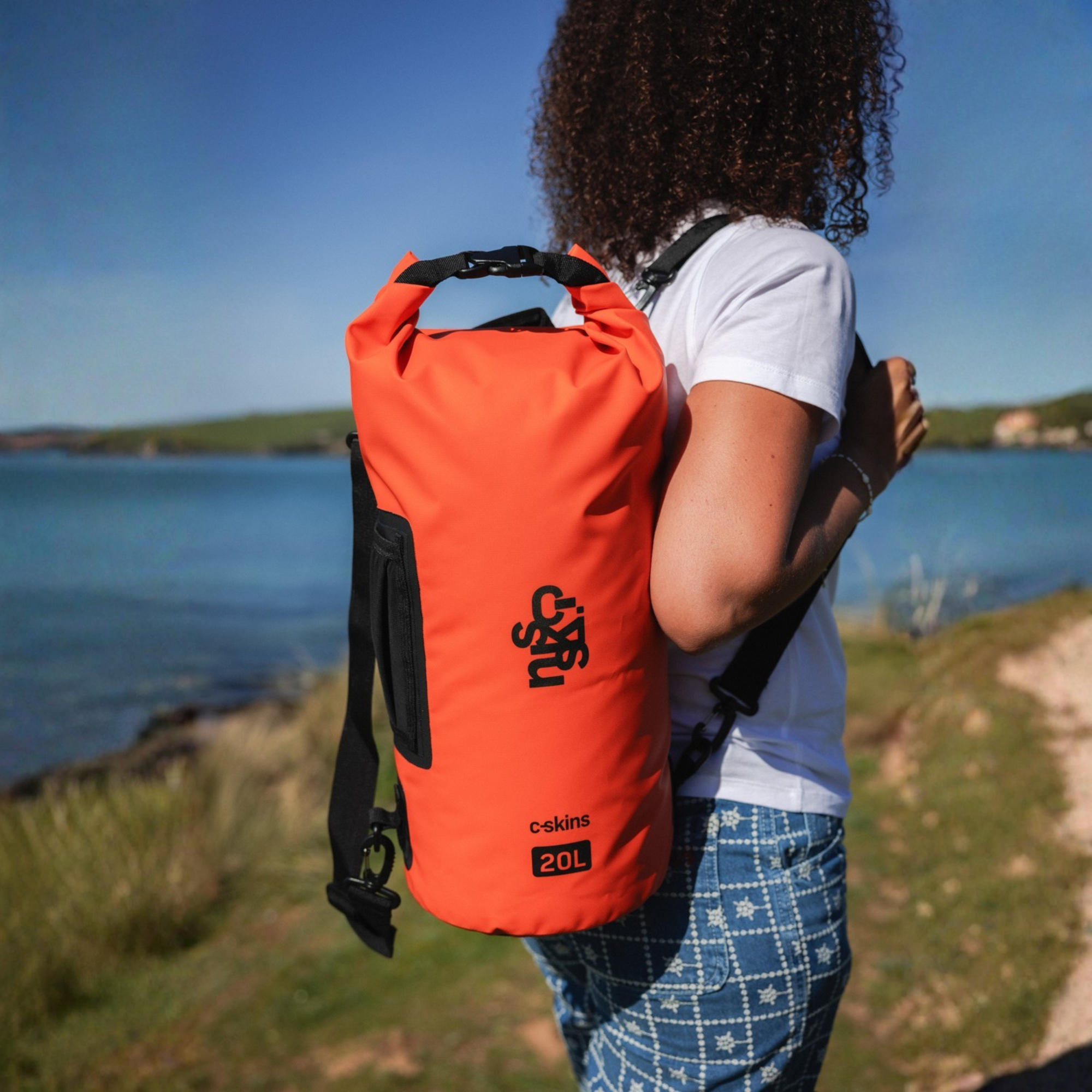 C-Skins Session 20L Dry Bag (Flame Orange)