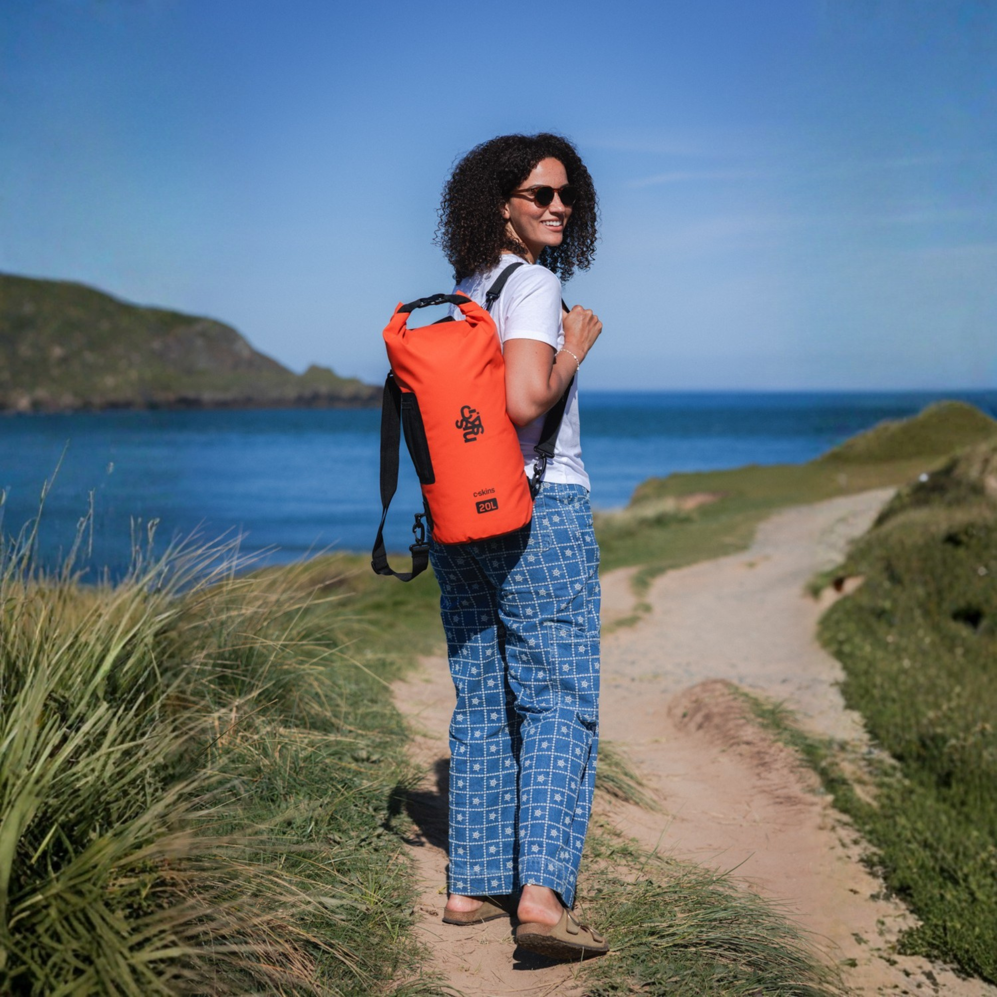 C-Skins Session 20L Dry Bag (Flame Orange)
