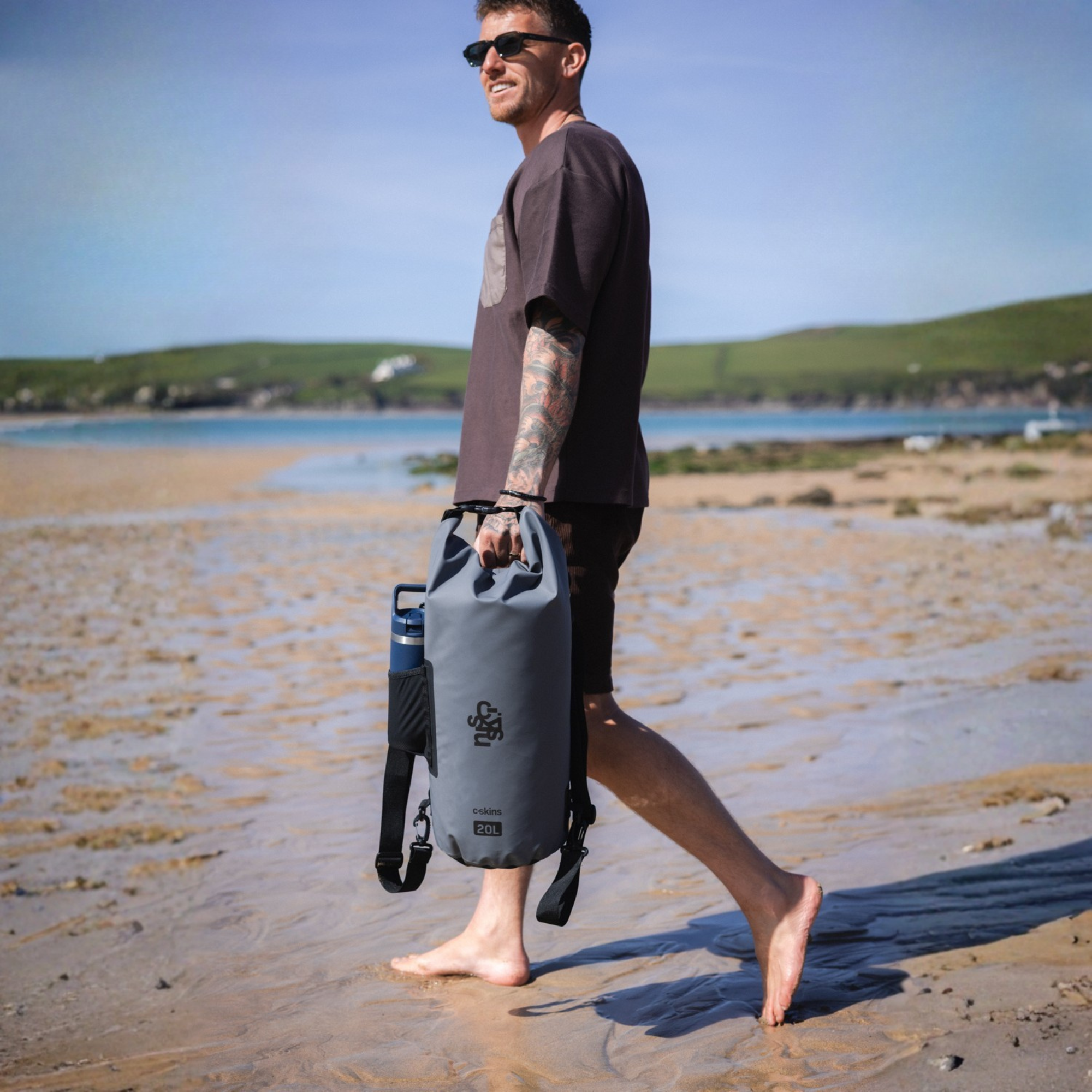 C-Skins Session 20L Dry Bag (Storm Grey)