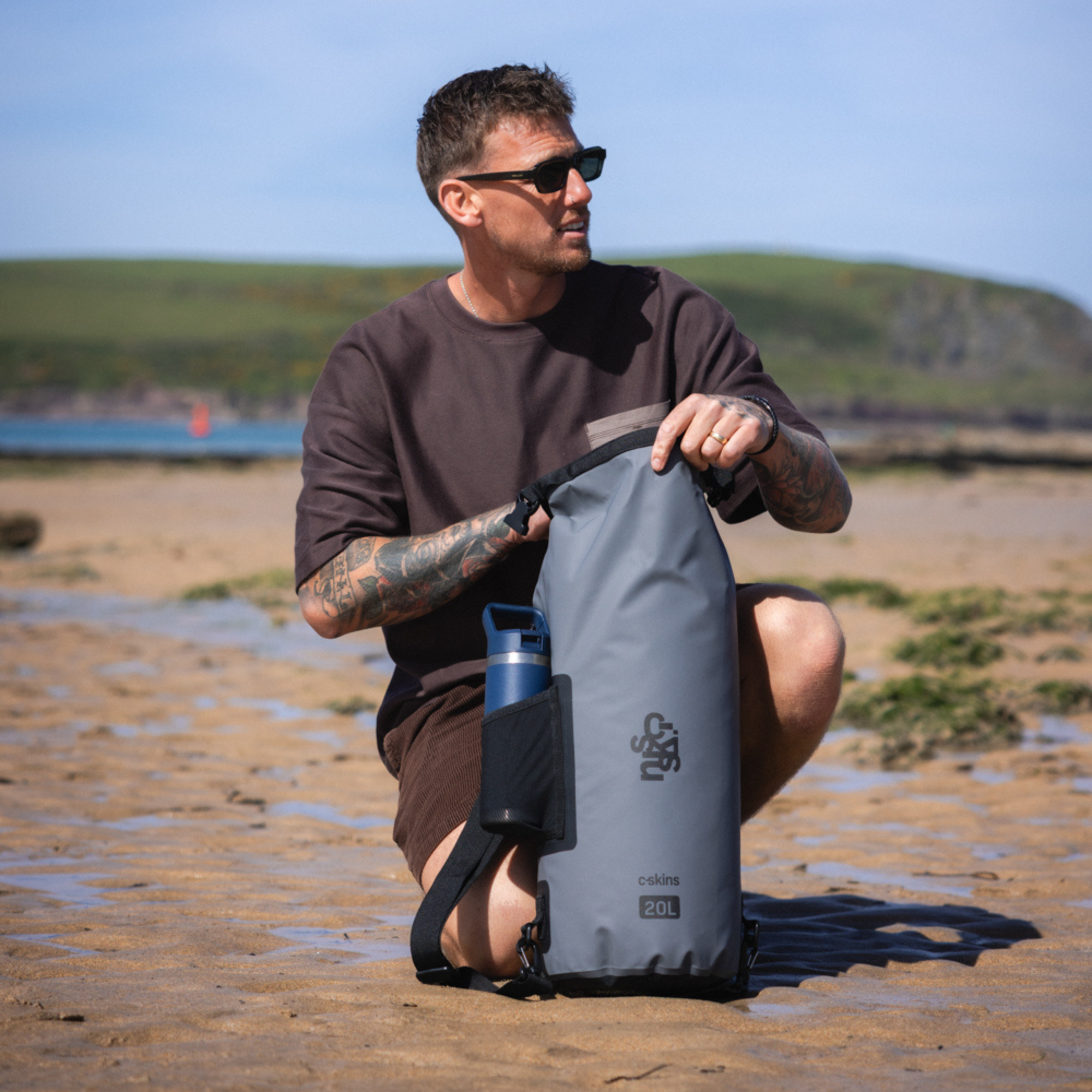 C-Skins Session 20L Dry Bag (Storm Grey)