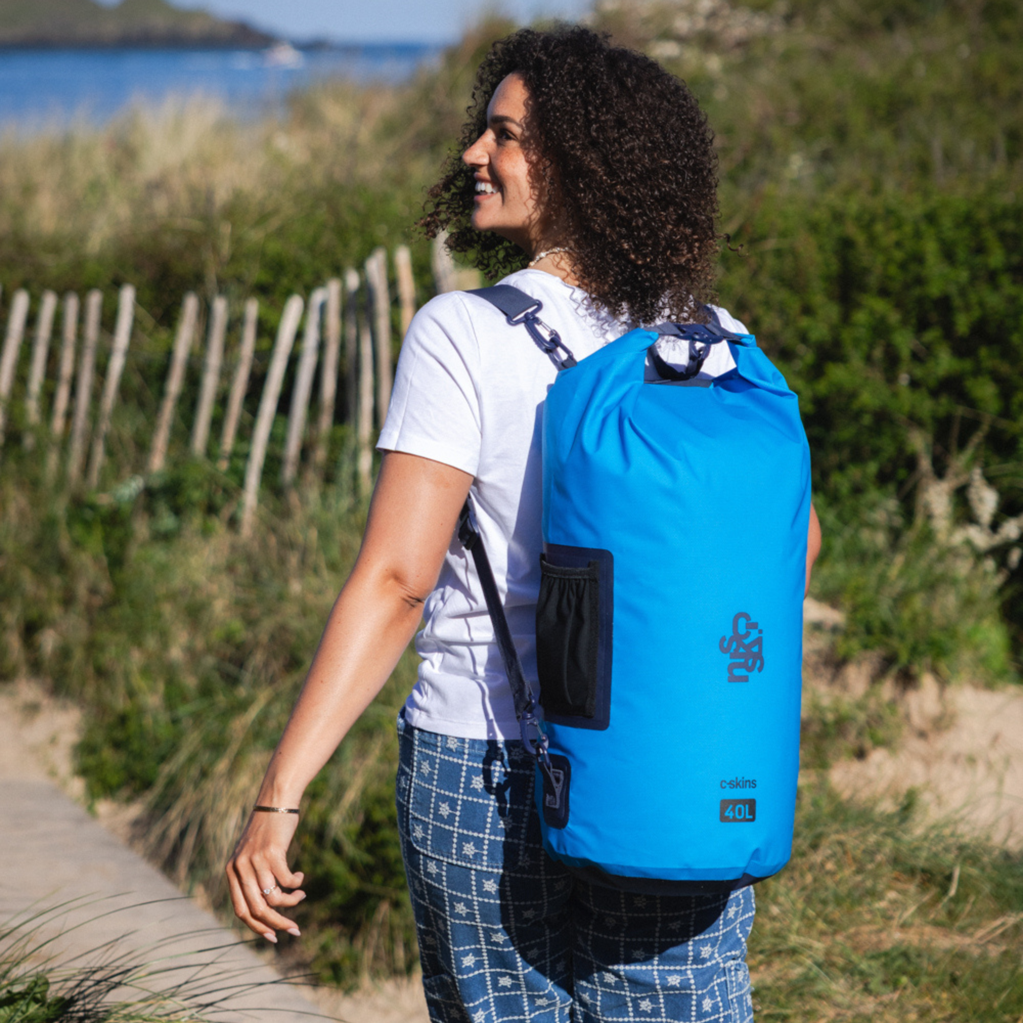 C-Skins Session 40L Dry Bag (Hawaiian Blue)