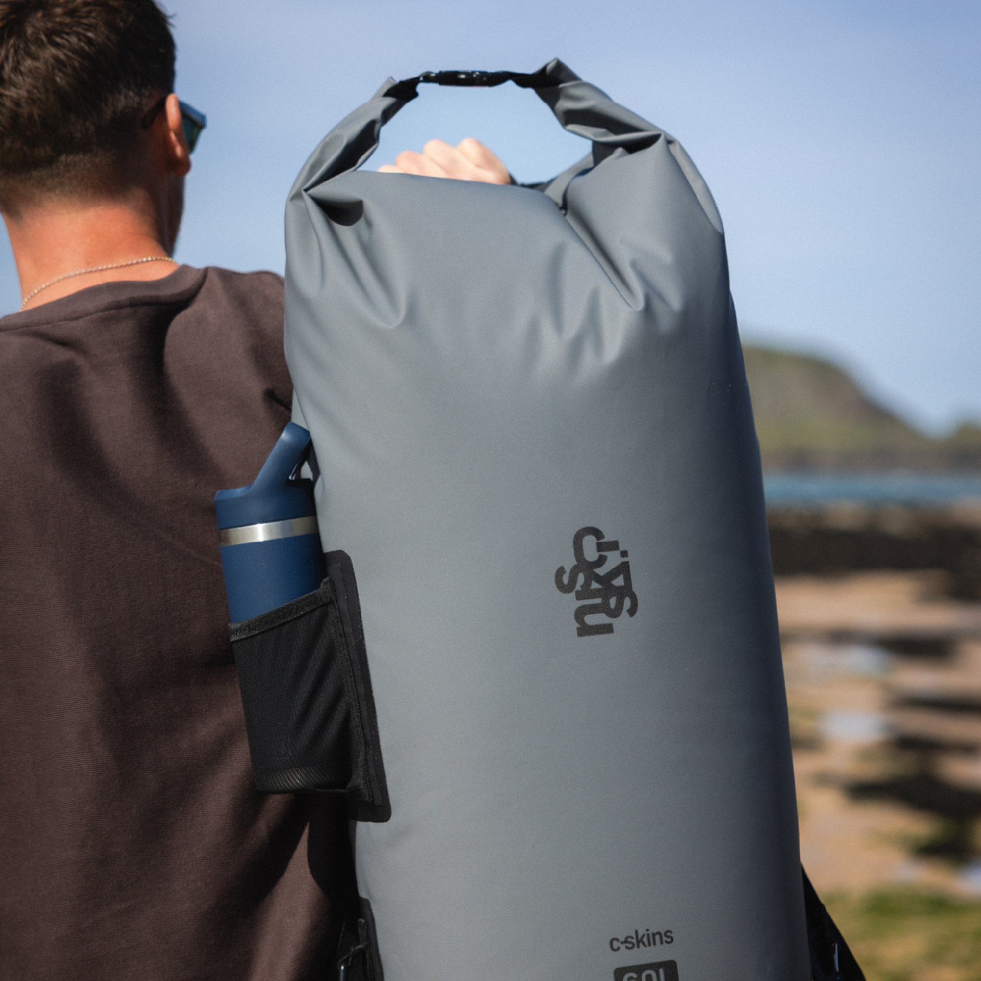 C-Skins Session 60L Dry Bag (Storm Grey)