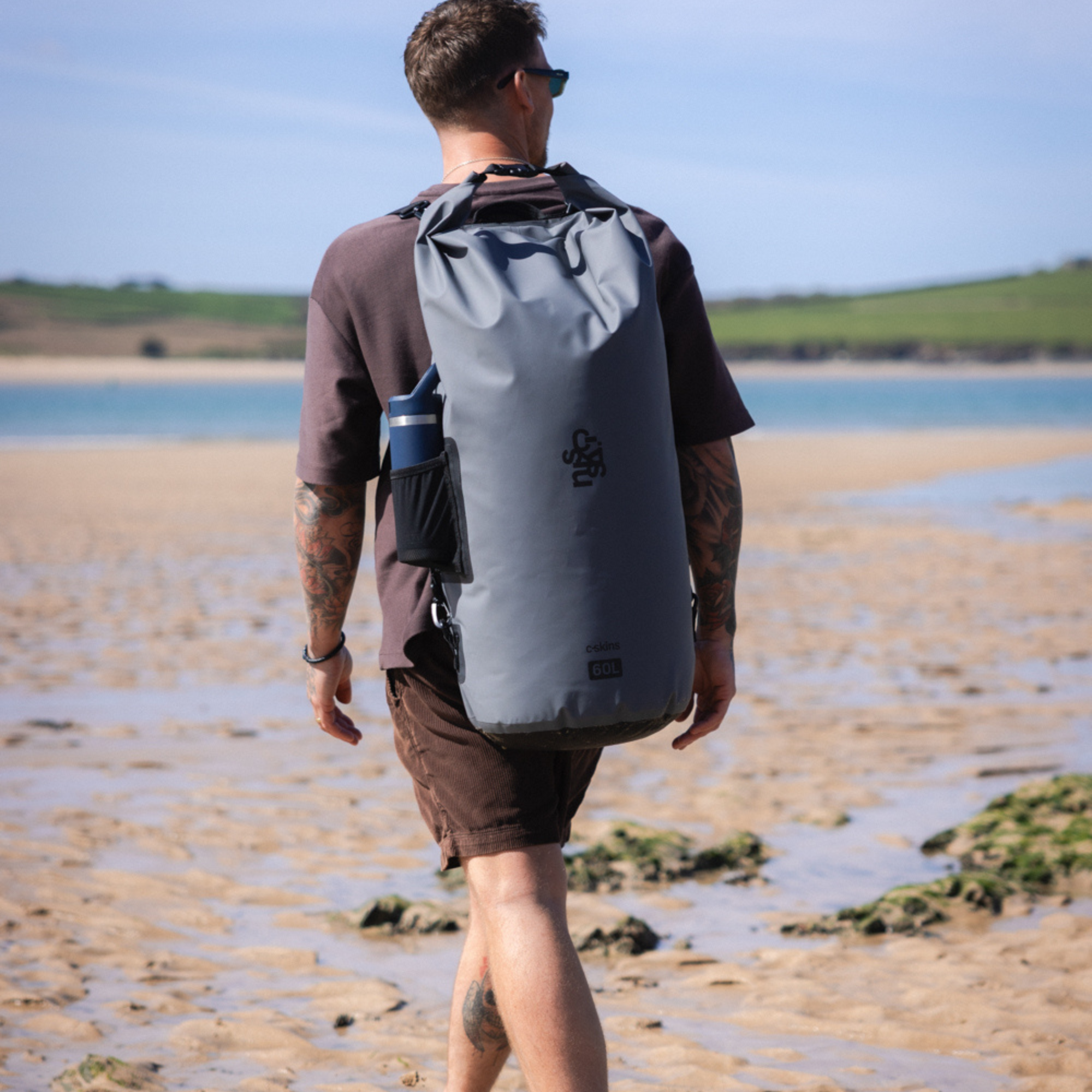 C-Skins Session 60L Dry Bag (Storm Grey)