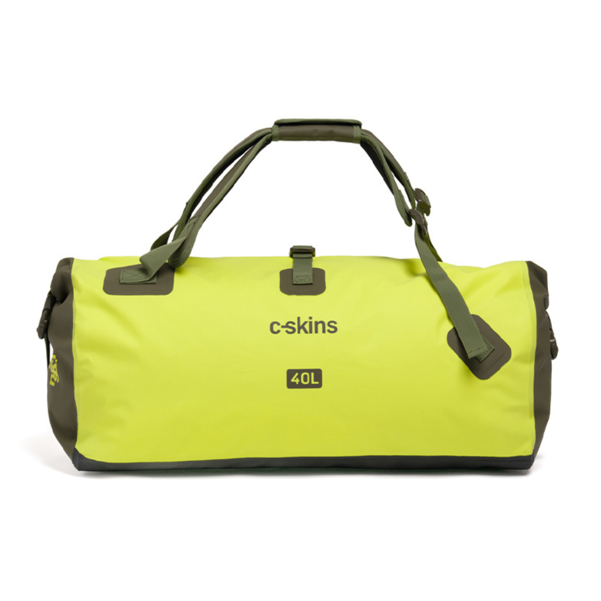 C-Skins Storm Chaser 40L Dry Duffel Bag (Flash Green)
