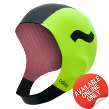 Load image into Gallery viewer, C-Skins Unisex Swim Research Thermal Swim/Watersports GBS Neoprene Cap (Black/Flo Yellow)(3mm)