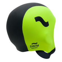 Load image into Gallery viewer, C-Skins Unisex Swim Research Thermal Swim/Watersports GBS Neoprene Cap (Black/Flo Yellow)(3mm)