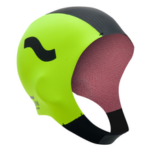 Load image into Gallery viewer, C-Skins Unisex Swim Research Thermal Swim/Watersports GBS Neoprene Cap (Black/Flo Yellow)(3mm)