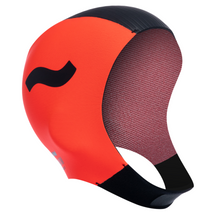 Load image into Gallery viewer, C-Skins Unisex Swim Research Thermal Swim/Watersports GBS Neoprene Cap (Black/Orange)(3mm)