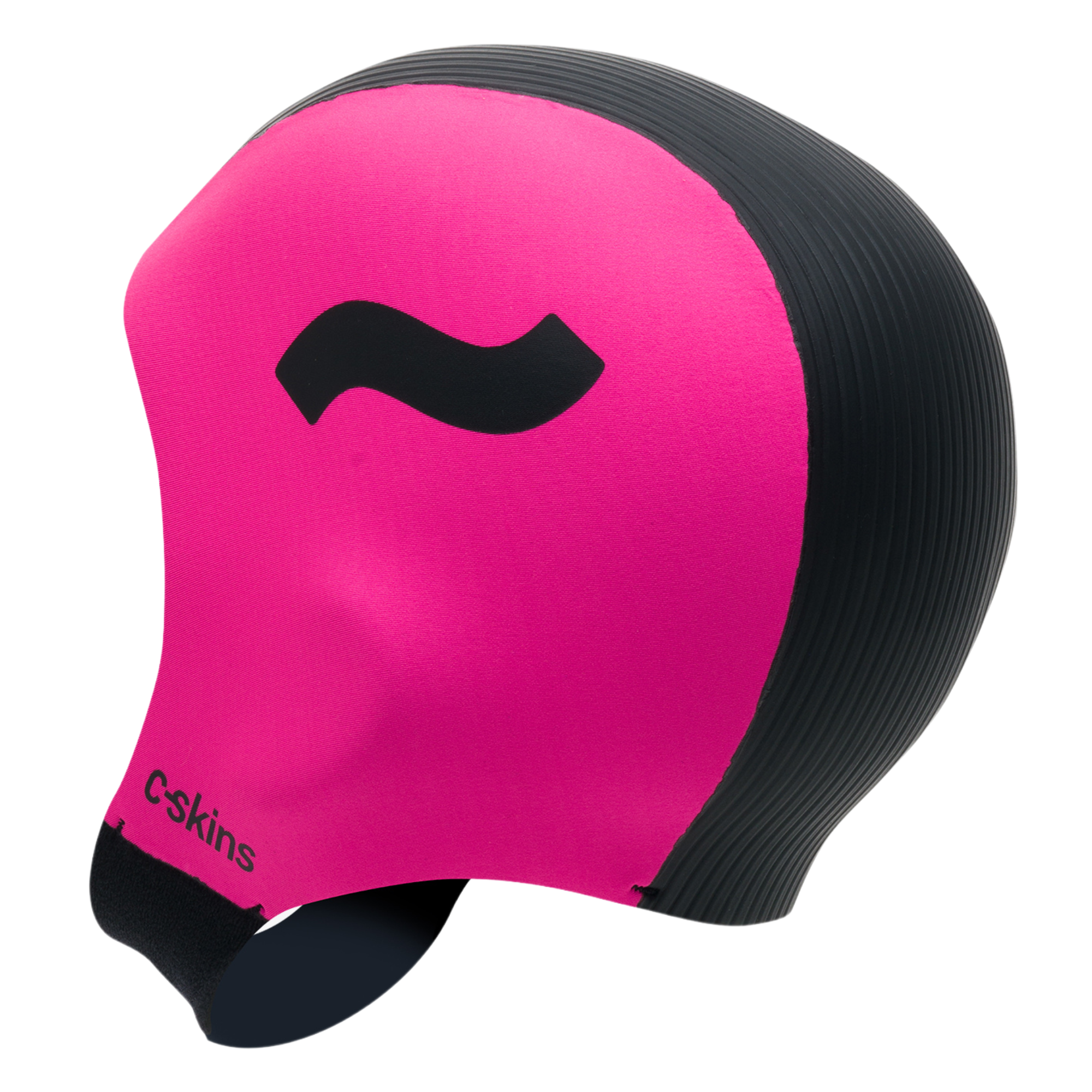 C-Skins Unisex Swim Research Thermal Swim/Watersports GBS Neoprene Cap (Black/Pink)(3mm)