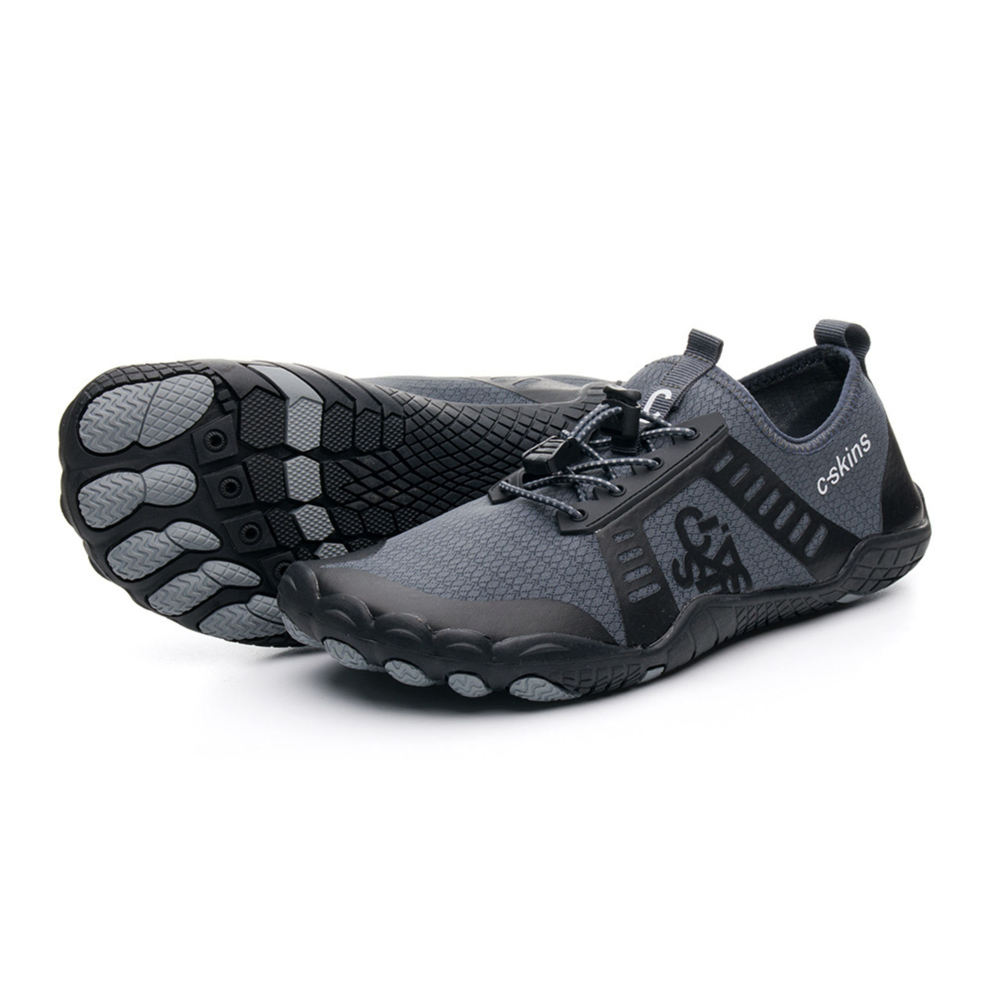 C-Skins Unisex Hybrid Barefoot Water Shoes (Charcoal)
