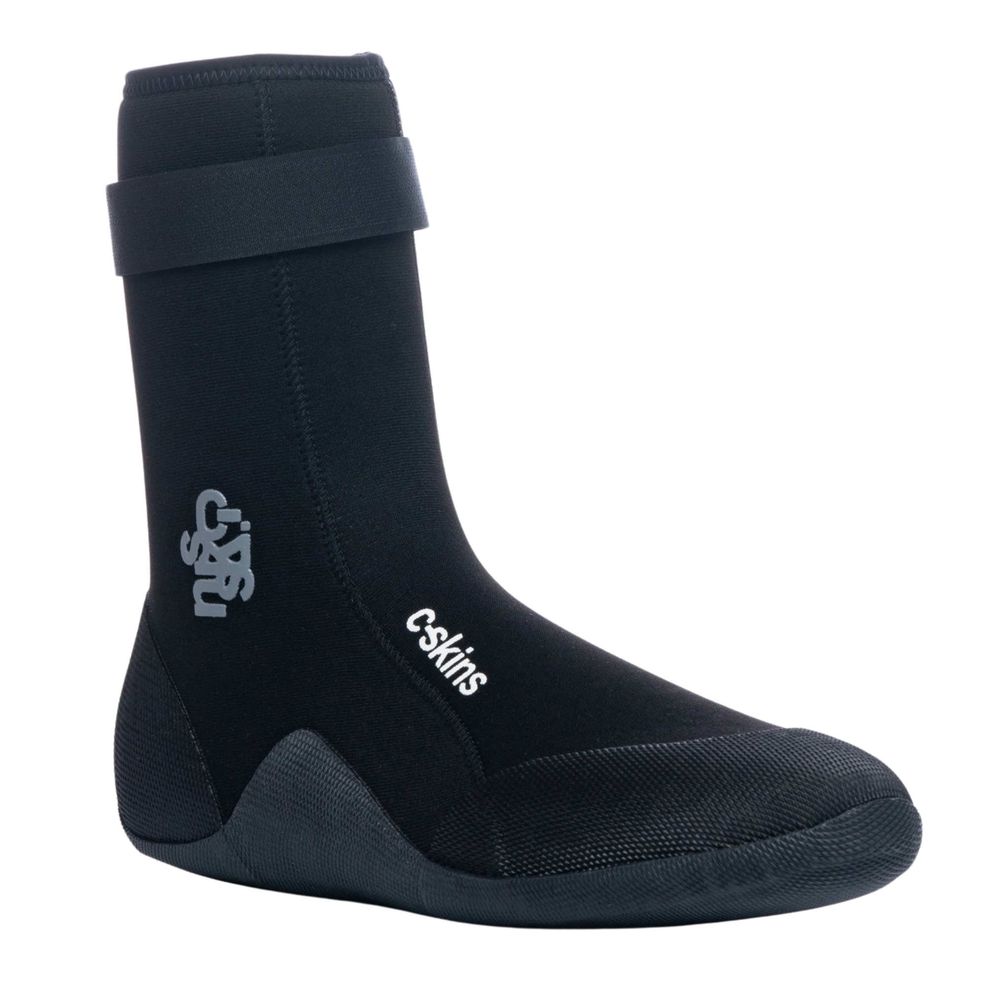 C-Skins Unisex Legend PolyPro Round Toe GBS Neoprene Thermal Swim/Watersports Boots (Black/Charcoal)(6mm)