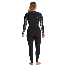 Load image into Gallery viewer, C-Skins Women's NuWave Solace 4/3mm GBS Chest Zip Steamer Wetsuit (Raven/Black)