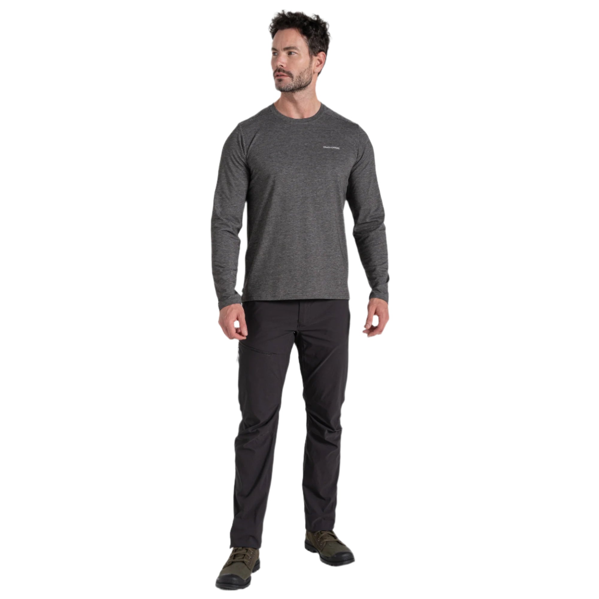 Craghoppers Men's Nosilife Pro III Insect Repellent UPF50 Trousers (Black Pepper)