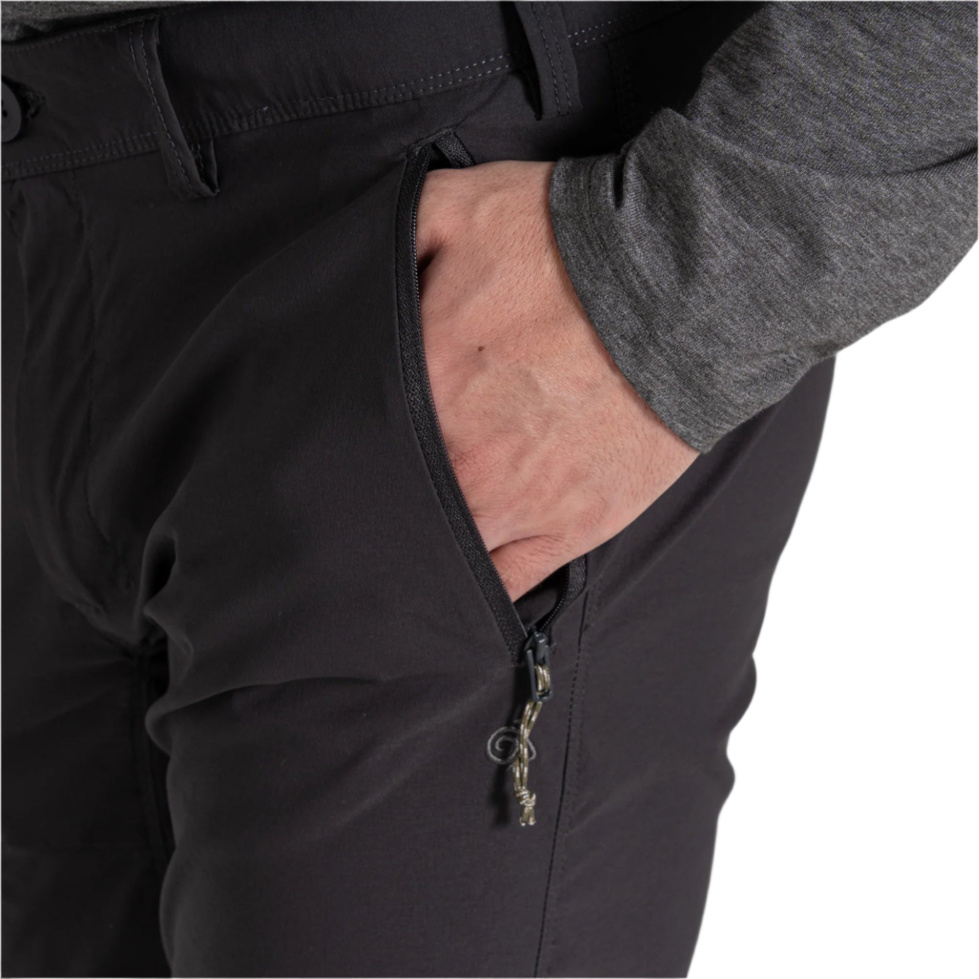 Craghoppers Men's Nosilife Pro III Insect Repellent UPF50 Trousers (Black Pepper)
