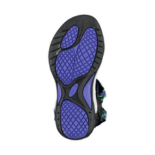 Load image into Gallery viewer, CMP Kids Hamal Vegan Friendly Hiking Sandals (B.Blue/Verde Fluo)(Sizes EU28-37)