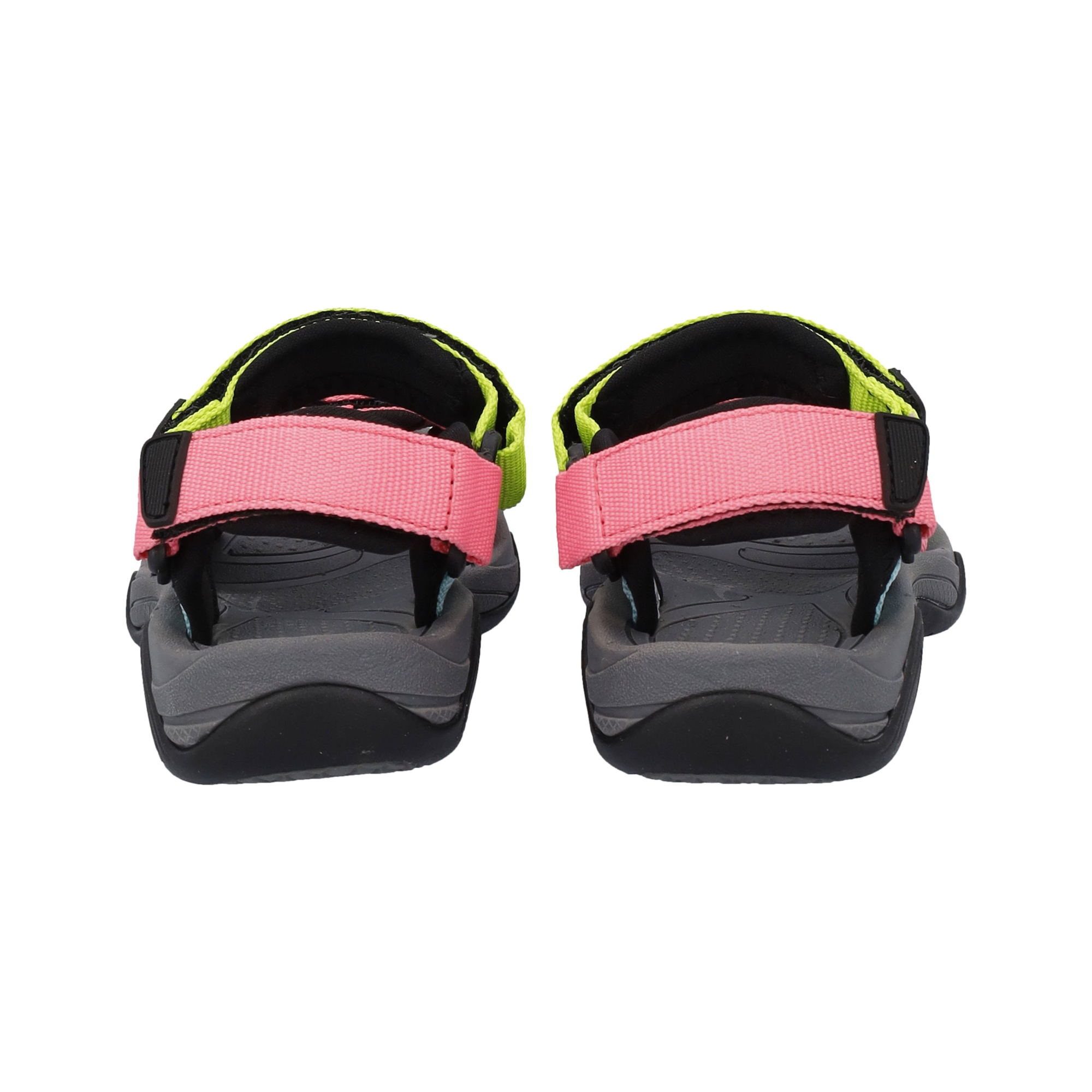 CMP Kids Hamal Vegan Friendly Hiking Sandals (Lagoon/Pink Fluo/Acido)(Sizes EU31-37)