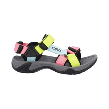 Load image into Gallery viewer, CMP Kids Hamal Vegan Friendly Hiking Sandals (Lagoon/Pink Fluo/Acido)(Sizes EU31-37)