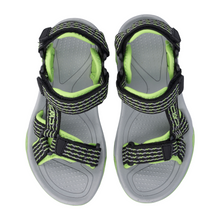 Load image into Gallery viewer, CMP Kids Hamal Vegan Friendly Hiking Sandals (Piombo/Cactus)(Sizes EU28-37)