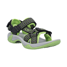Load image into Gallery viewer, CMP Kids Hamal Vegan Friendly Hiking Sandals (Piombo/Cactus)(Sizes EU28-37)