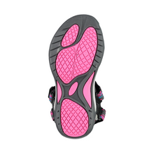 Load image into Gallery viewer, CMP Kids Hamal Vegan Friendly Hiking Sandals (Purple Fluo/Ghiaccio)(Sizes EU28-37)