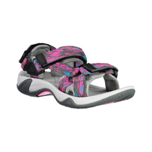 Load image into Gallery viewer, CMP Kids Hamal Vegan Friendly Hiking Sandals (Purple Fluo/Ghiaccio)(Sizes EU28-37)