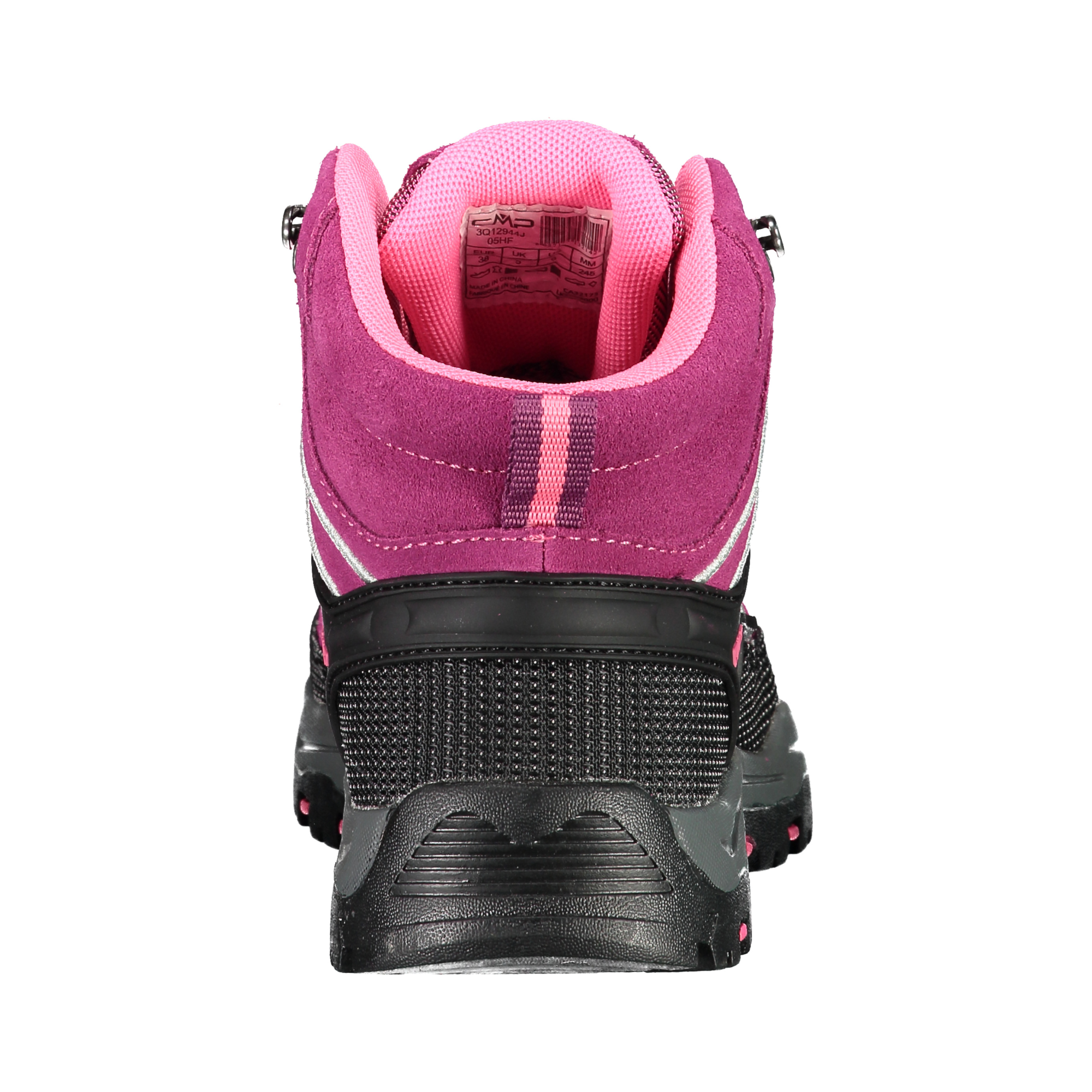 CMP Kids Rigel Trekking Waterproof Mid Trail Boots (Berry/Pink Fluo)(Sizes EU28-37)