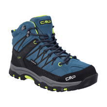 Load image into Gallery viewer, CMP Kids Rigel Waterproof Mid Trail Boots (Deep Lake/Acido)(Sizes EU28-37)