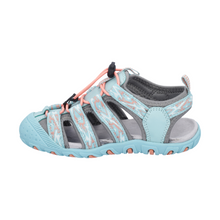 Load image into Gallery viewer, CMP Kids Sahiph Vegan Friendly Hiking Sandals (Acqua/Sunrise)(Sizes EU28-37)