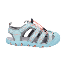 Load image into Gallery viewer, CMP Kids Sahiph Vegan Friendly Hiking Sandals (Acqua/Sunrise)(Sizes EU28-37)