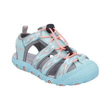 Load image into Gallery viewer, CMP Kids Sahiph Vegan Friendly Hiking Sandals (Acqua/Sunrise)(Sizes EU28-37)