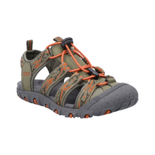 Load image into Gallery viewer, CMP Kids Sahiph Vegan Friendly Hiking Sandals (Olive)(Sizes EU28-37)