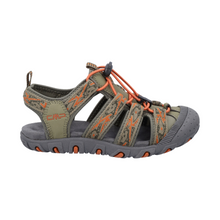 Load image into Gallery viewer, CMP Kids Sahiph Vegan Friendly Hiking Sandals (Olive)(Sizes EU28-37)