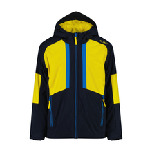 Load image into Gallery viewer, CMP Kids Twill Hooded Waterproof Ski Jacket (Winter Sun)