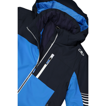 Load image into Gallery viewer, CMP Kids Waterproof Ski Jacket With Detachable Hood (Royal Blue)