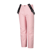 Load image into Gallery viewer, CMP Kids Waterproof Ski Trousers With Suspenders (Pink)