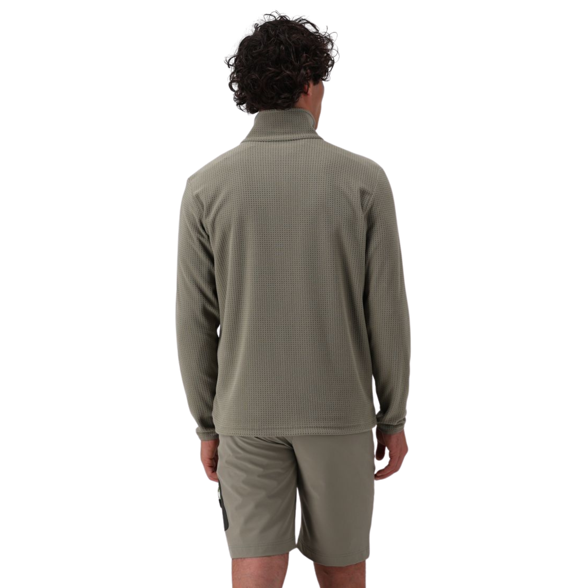CMP Men's Jacquard Arctic Full Zip Fleece (Sage)