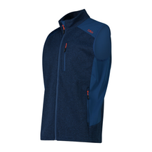 Load image into Gallery viewer, CMP Men's Jacquard Weave Softshell Vest (Ocean)