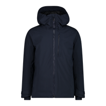 Load image into Gallery viewer, CMP Men's Mechanical Stretch Hooded Waterproof Insulated Ski Jacket (Black/Blue)