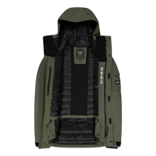 Load image into Gallery viewer, CMP Men's Mechanical Stretch Hooded Waterproof Insulated Ski Jacket (Olive)