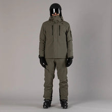 Load image into Gallery viewer, CMP Men's Mechanical Stretch Hooded Waterproof Insulated Ski Jacket (Olive)