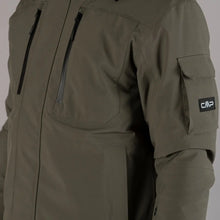 Load image into Gallery viewer, CMP Men's Mechanical Stretch Hooded Waterproof Insulated Ski Jacket (Olive)