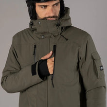 Load image into Gallery viewer, CMP Men's Mechanical Stretch Hooded Waterproof Insulated Ski Jacket (Olive)