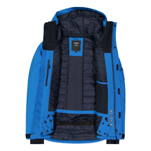 Load image into Gallery viewer, CMP Men's Mechanical Stretch Hooded Waterproof Ski Jacket (Royal Blue)