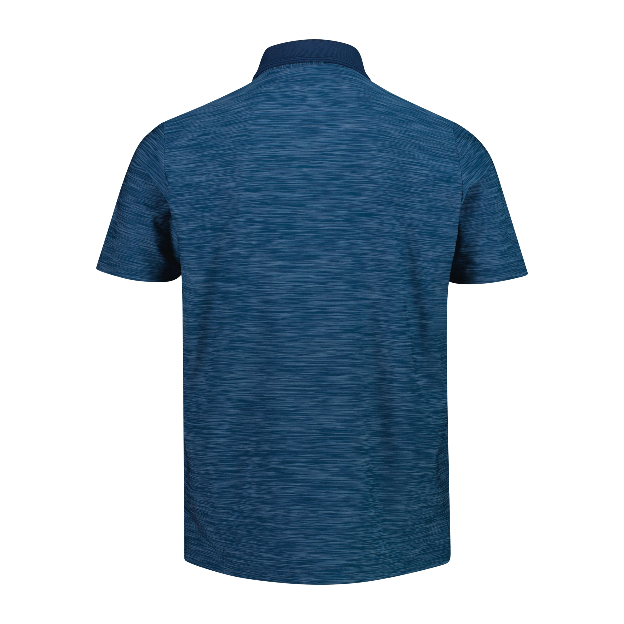 CMP Men's Melange Stretch Jersey Short Sleeve Technical Polo Shirt (Petroleum Mel)