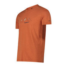 Load image into Gallery viewer, CMP Men's Printed DriRelease Cotton Technical Tee (Ruggine Melange)
