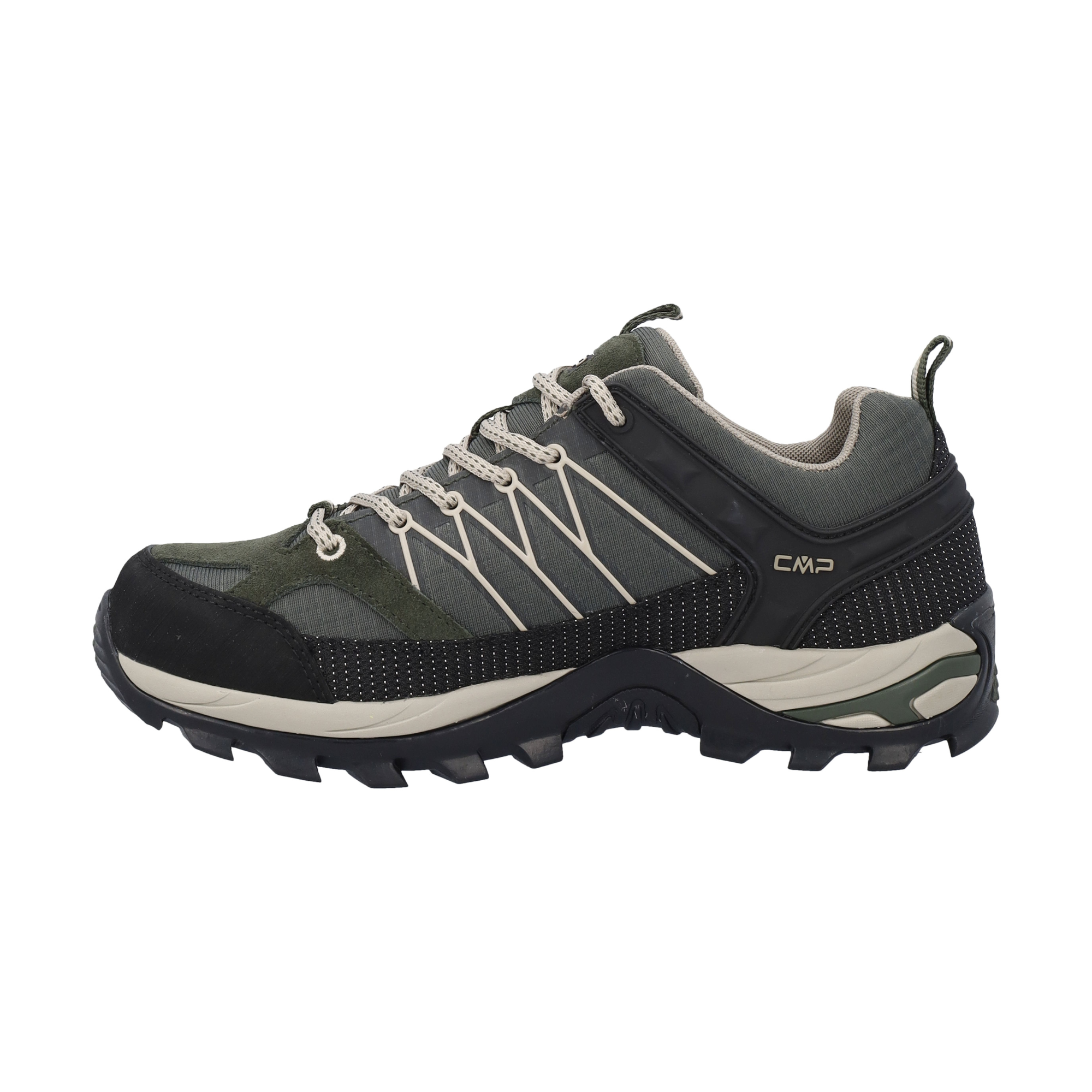 CMP Men's Rigel Low Trekking Waterproof Trail Shoes (Pine/Corda)